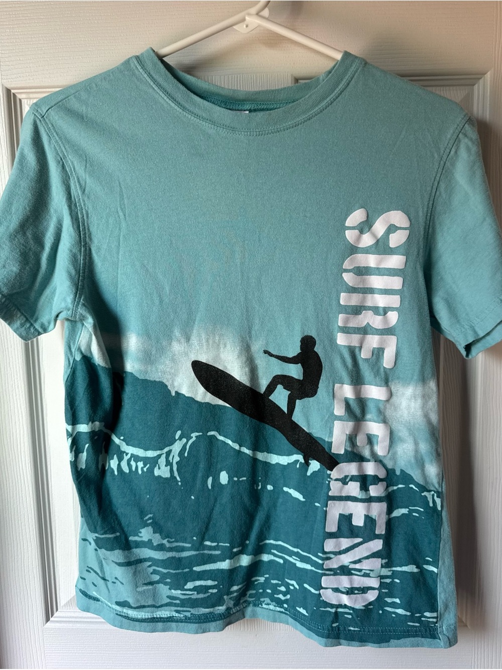 Gymboree Teal Surf Legend Graphic Rash Guard Tee